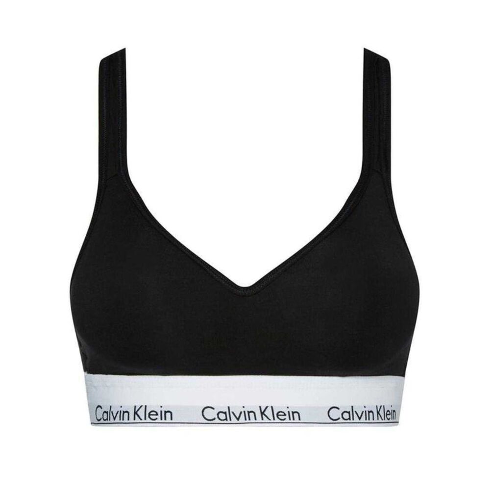 Calvin Klein Womens/Ladies Modern Cotton Blend Bralette / Black